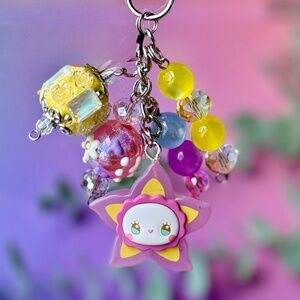 Emma Bean Starry Starfruit Bag Charm/ Keychain